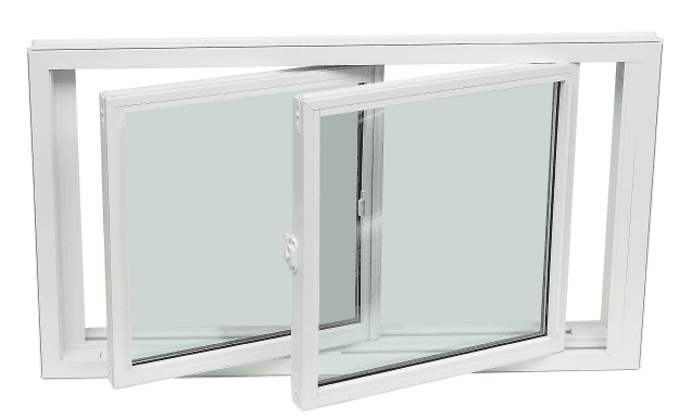 Triple glazed single lift out slider window