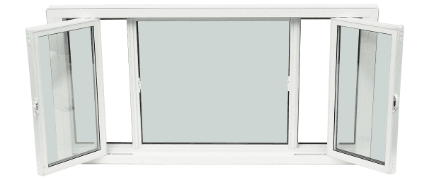 Triple glazed single lift out slider window