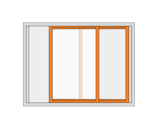 Single lift-out slider